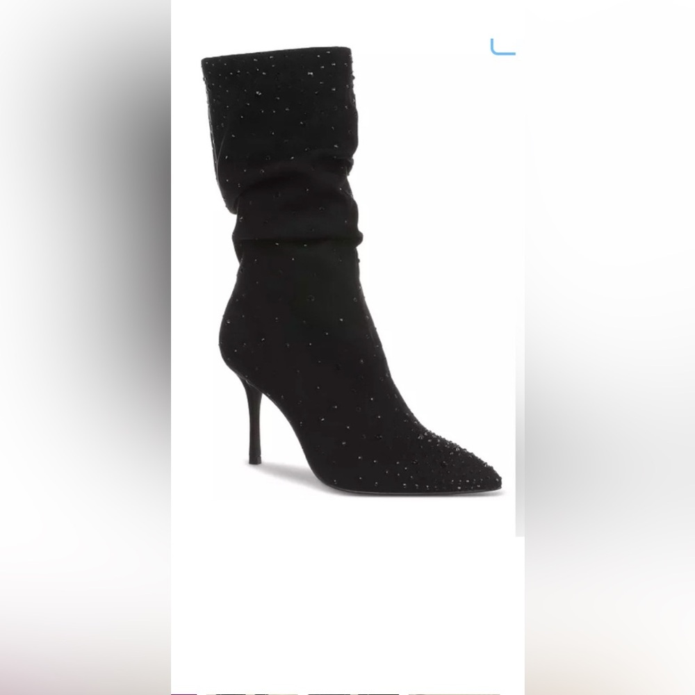 Ladies black slouch boot. New